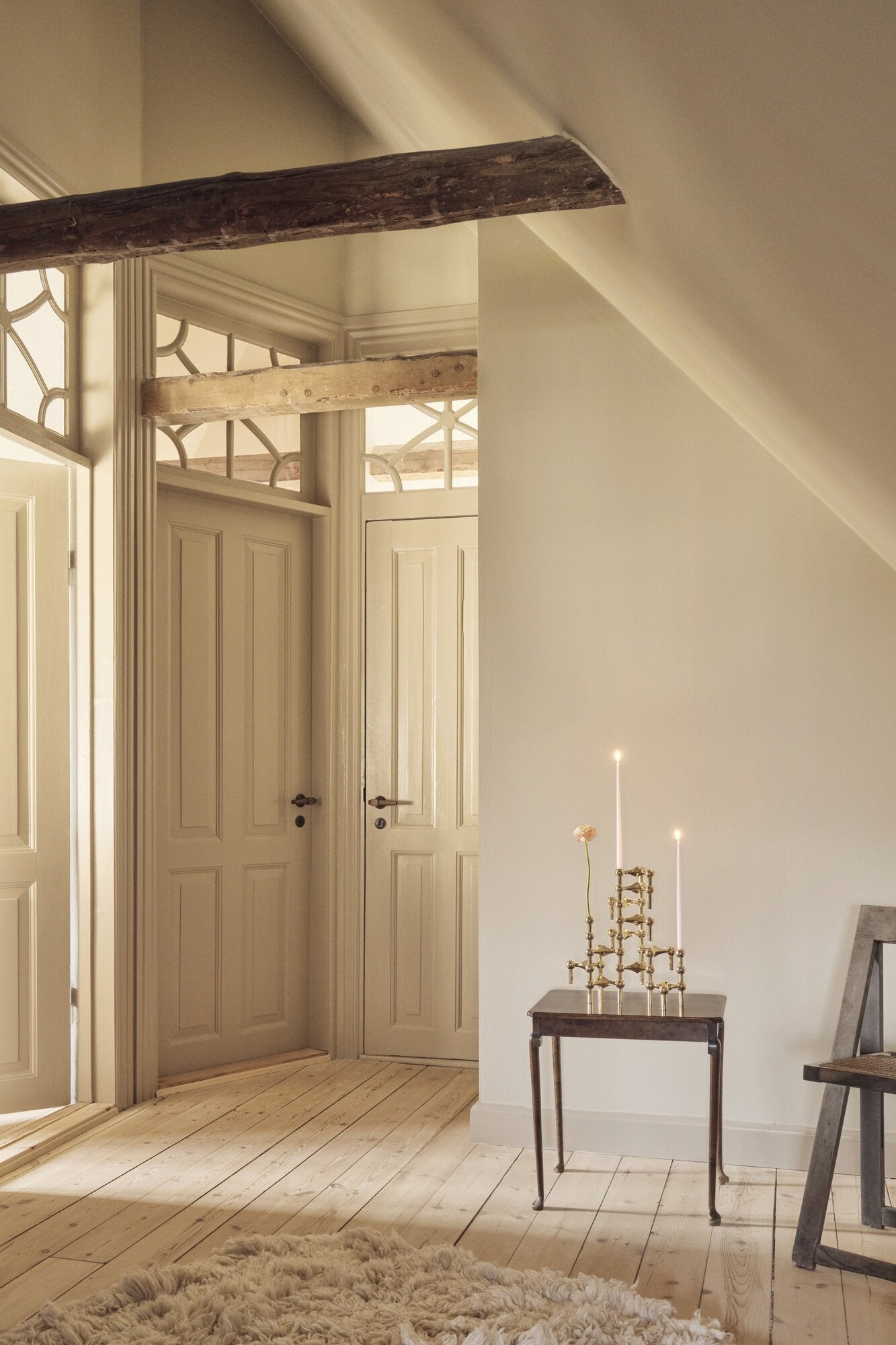 Nagel vase - messing